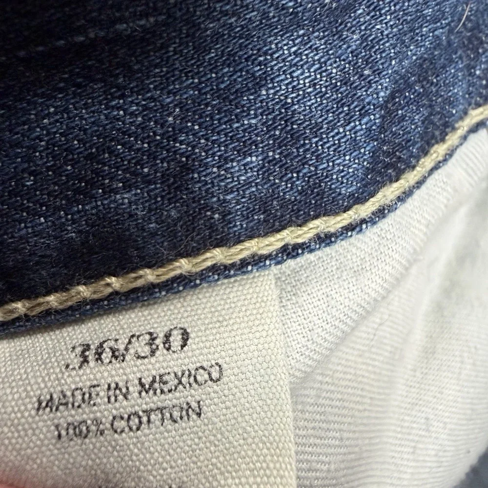 Polo Ralph Lauren Classic 867 Mens Jeans 36X30 Medium Wash Straight Leg Denim